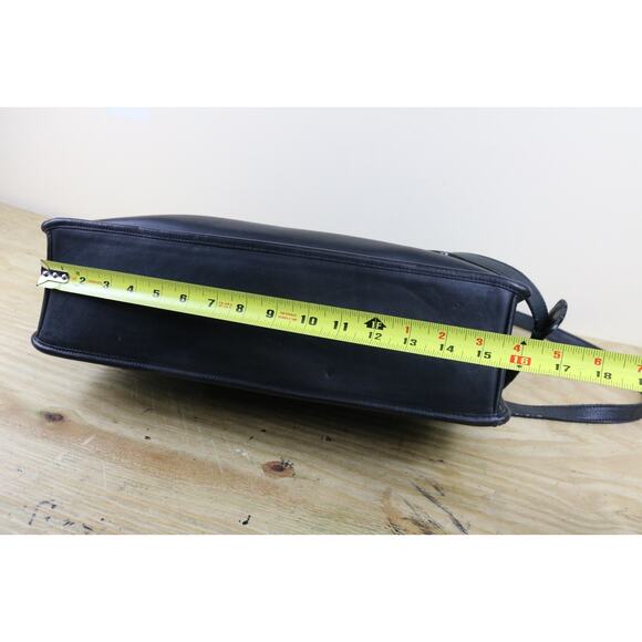 Coach Briefcase Vintage Black Leather Beekman 5266 Messenger Laptop - Picture 9 of 16